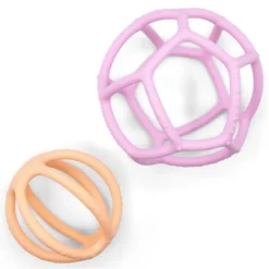 Jellystone Preescolar*2 Set De Bolas Sensoriales: Bola Sensorial Y Pelota Saltarina Melocoton