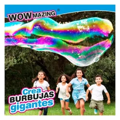 WOWMAZING Juguetes Al Aire Libre*3 Sobres Pompas Gigantes