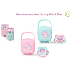 Nenuco Munecas Y Peluches*Accesorio Para Muneca Bebe Chupete Pink & Blue Modelo Surtido
