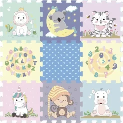 El Corte Inglés Preescolar*Alfombra De Juegos De Espuma Primeras Experiencias 9 Piezas El Corte Ingles