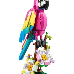 LEGO Puzzles Y Construcciones*Animales De Juguete Para Construir Loro Rosa Exotico Creator 3 En 1