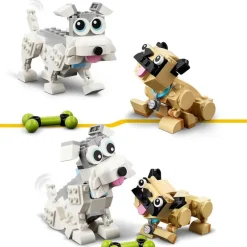 LEGO Puzzles Y Construcciones*Animales De Juguete Para Construir Perros Adorables Y Accesorios Creator 3 En 1