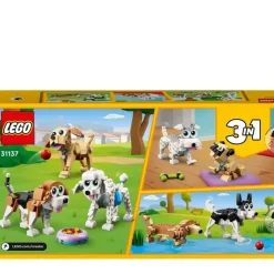 LEGO Puzzles Y Construcciones*Animales De Juguete Para Construir Perros Adorables Y Accesorios Creator 3 En 1