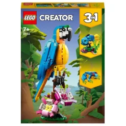 LEGO Puzzles Y Construcciones*Animales De Juguete Para Construir Loro Exotico Creator 3 En 1