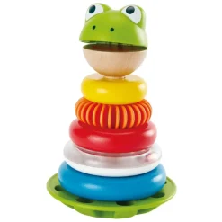 Hape Preescolar*Aros Apilables Sr. Rana Juguete De Madera