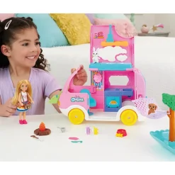 Barbie Munecas Y Peluches* Chelsea Con Camper