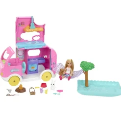 Barbie Munecas Y Peluches* Chelsea Con Camper