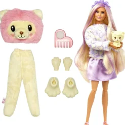 Barbie Munecas Y Peluches* Cutie Reveal Muneca Con Disfraz De Leon