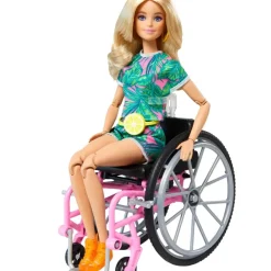 Barbie Munecas Y Peluches* Fashionista Muneca Con Silla De Ruedas, Rampa Y Accesorios