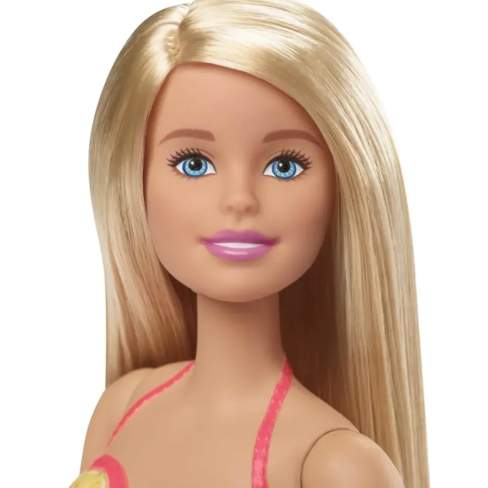 Barbie Munecas Y Peluches* Muneca Rubia De 30 Cm Con Piscina, Tobogan Y Accesorios