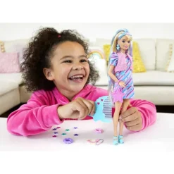 Barbie Munecas Y Peluches* Totally Hair Pelo Extralargo Estrella