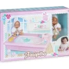 Barriguitas Munecas Y Peluches* Banera Con Figura De Bebe