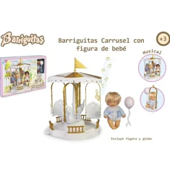 Barriguitas Munecas Y Peluches*. Carrusel Con Figura De Bebe