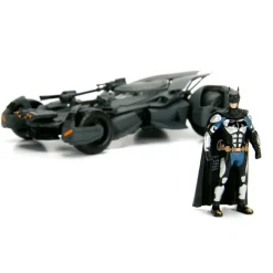 Jada Coches, Circuitos Y Radiocontrol*Batmovil Metal Batman De La Liga De La Justicia Dc Comics