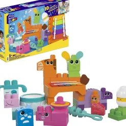 Mega Bloks Preescolar*Bloques De Construccion Banda Granja Musical