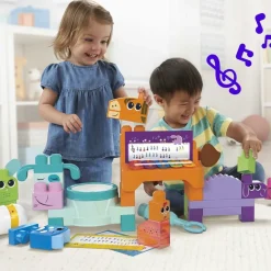 Mega Bloks Preescolar*Bloques De Construccion Banda Granja Musical