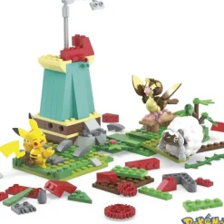 Mega Construx Puzzles Y Construcciones*Bloques De Construccion Pokemon Ciudad Del Viento