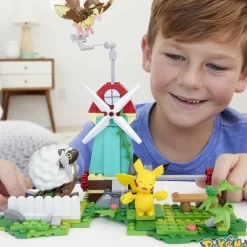 Mega Construx Puzzles Y Construcciones*Bloques De Construccion Pokemon Ciudad Del Viento