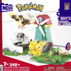 Mega Construx Puzzles Y Construcciones*Bloques De Construccion Pokemon Ciudad Del Viento