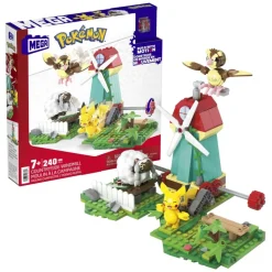 Mega Construx Puzzles Y Construcciones*Bloques De Construccion Pokemon Ciudad Del Viento