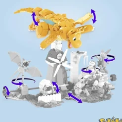 Mega Construx Puzzles Y Construcciones*Bloques De Construccion Pokemon Dragonite