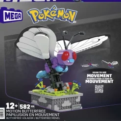 Mega Construx Puzzles Y Construcciones*Bloques De Construccion Pokemon Motion Butterfree