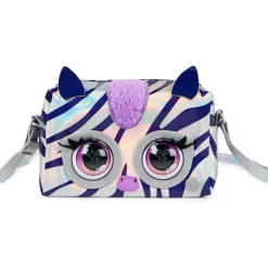 PURSE PETS Juegos Educativos*Bolso Interactivo Metallic Magic Zebra