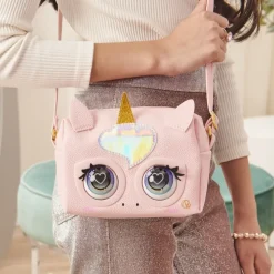 PURSE PETS Jugar A Ser Mayor*Bolso Interactivo Unicornio Glamicorn