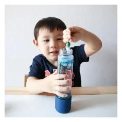 Jellystone Preescolar*Botella De La Calma Diy Azul