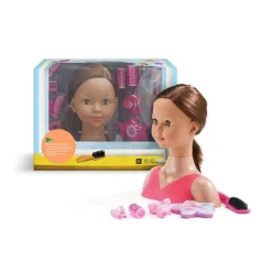 El Corte Inglés Munecas Y Peluches*Busto De Muneca Para Maquillar Y Peinar Oh My Look! Morena El Corte Ingles