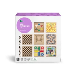 El Corte Inglés Juegos De Mesa*Caja Multijuegos 8 En 1 De Madera Sostenible El Corte Ingles