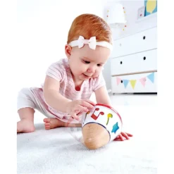 Hape Preescolar*Caja Musica Giratoria Juguete De Madera