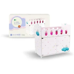El Corte Inglés Munecas Y Peluches*Cama Con Armario De Madera Sostenible Para Muneco 42 Cm La Cama De Mi Bebe El Corte Ingles