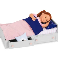 Our Generation Munecas Y Peluches*Cama Con Dos Cajones