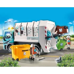 Playmobil Muñecos Articulados*Camion De Basura Con Luces City Life