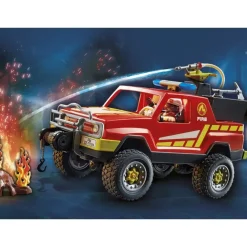 Playmobil Muñecos Articulados*Camion De Bomberos City Action