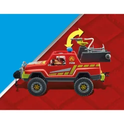 Playmobil Muñecos Articulados*Camion De Bomberos City Action