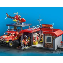 Playmobil Muñecos Articulados*Camion De Bomberos City Action