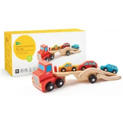 El Corte Inglés Preescolar*Camion Portacoches De Madera Sostenible En Ruta El Corte Ingles