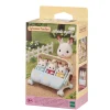 Sylvanian Families Munecas Y Peluches*Carrito De Trillizos