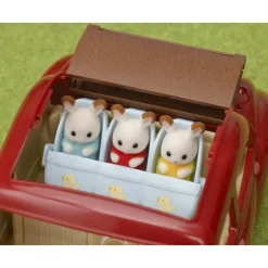 Sylvanian Families Munecas Y Peluches*Carrito De Trillizos