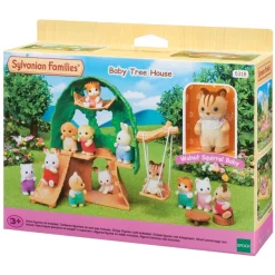 Sylvanian Families Munecas Y Peluches*Casa Del Arbol Para Bebes