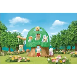 Sylvanian Families Munecas Y Peluches*Casa Del Arbol Para Bebes