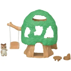 Sylvanian Families Munecas Y Peluches*Casa Del Arbol Para Bebes