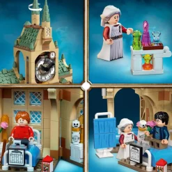 LEGO Puzzles Y Construcciones*Castillo De Juguete Ala De Enfermeria De Hogwarts Con Mini Figuras Wizarding World Harry Potter