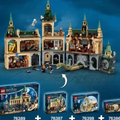 LEGO Puzzles Y Construcciones*Castillo De Juguete Ala De Enfermeria De Hogwarts Con Mini Figuras Wizarding World Harry Potter