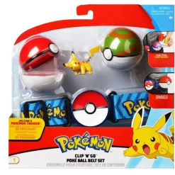 Bizak Muñecos Articulados*Cinturon Pokeball Bola De Ataque Pokemon