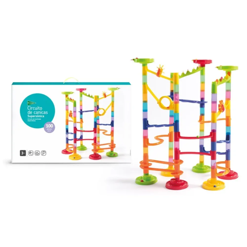 El Corte Inglés Juegos De Mesa*Circuito De Canicas Supersonica 100 Piezas El Corte Ingles