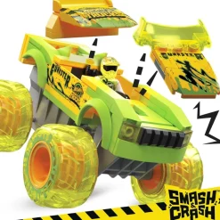 Mega Construx Puzzles Y Construcciones*Coche De Bloques De Construccion Coche Monster Trucks Gunkster Hot Wheels