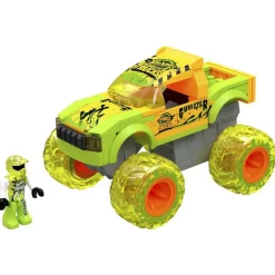 Mega Construx Puzzles Y Construcciones*Coche De Bloques De Construccion Coche Monster Trucks Gunkster Hot Wheels